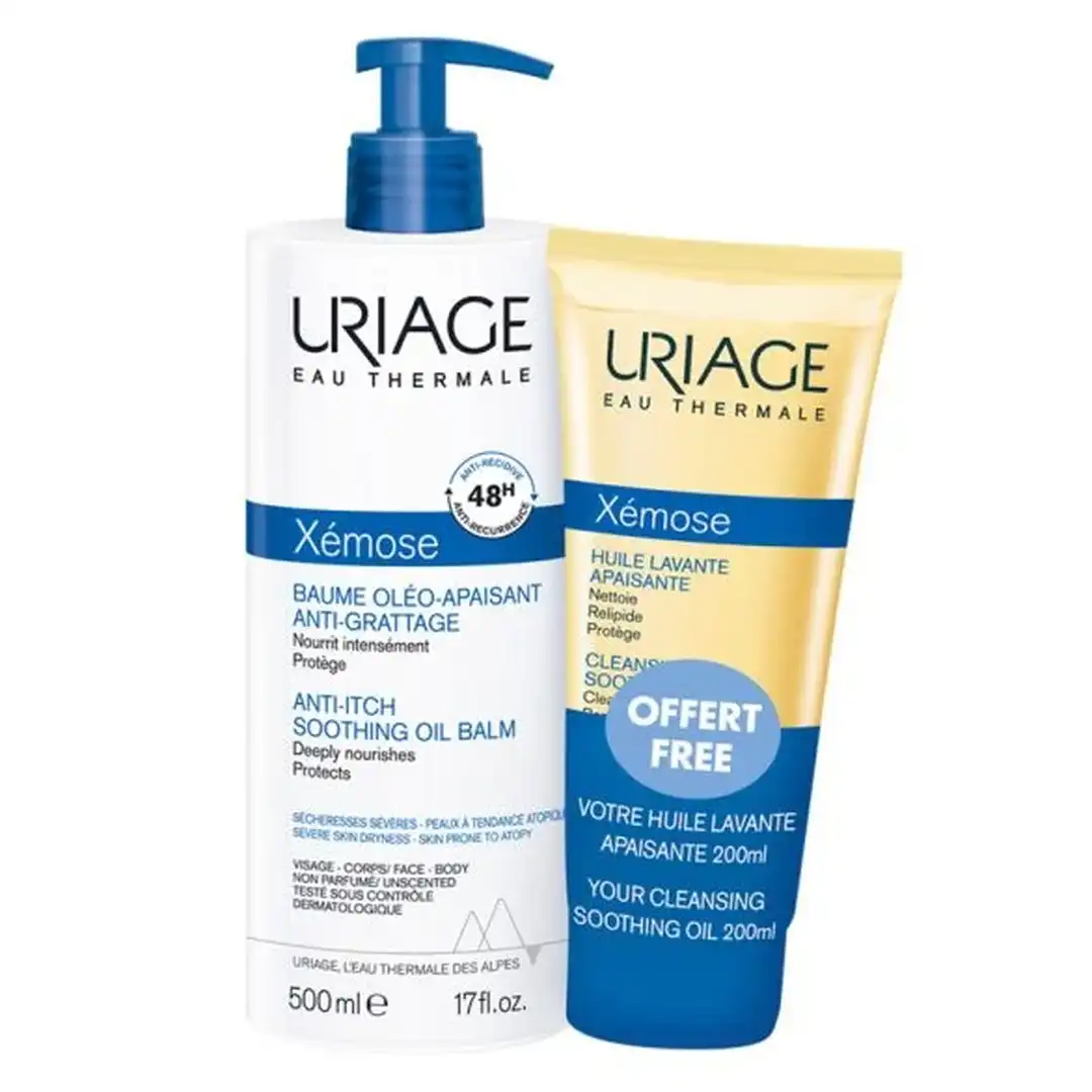 Uriage Xemose Umirujući Balzam 500 ml + Ulje 200 ml GRATIS