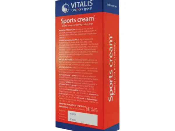 Vitalis Sports Cream 100ml