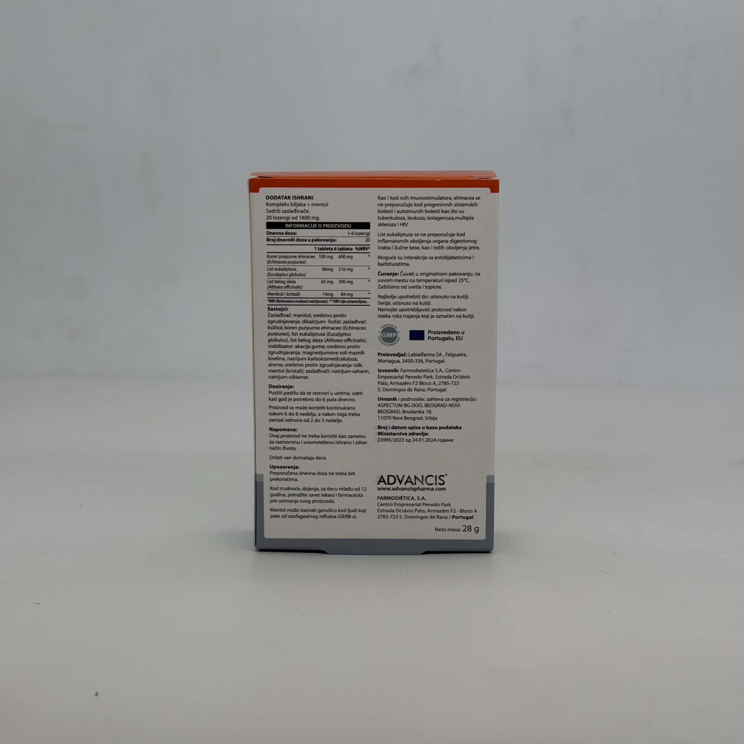 ADVANCIS EXTRA GRLO RELIEF A20 - Slika 2