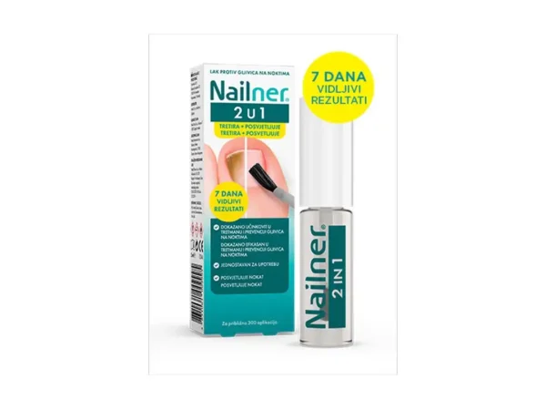 NAILNER BRUSH LAK 2U1 PR.GLJIVICA 5ML
