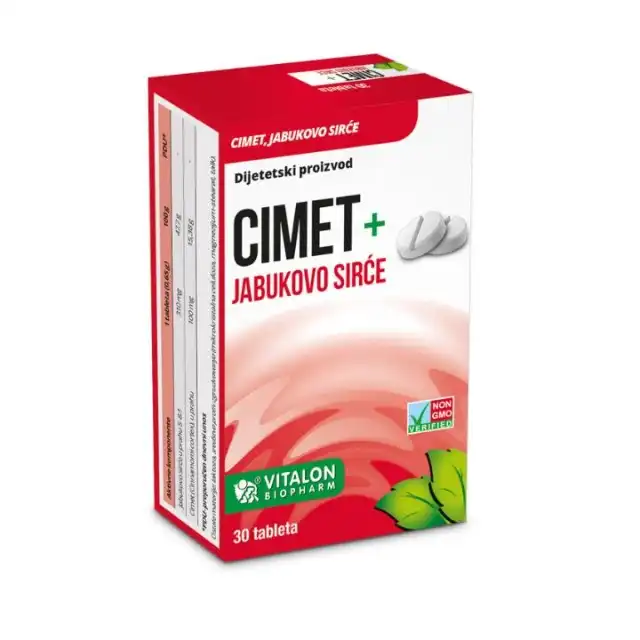 Vitalon Cimet+Hrom+Jabukovo sirće 30 tableta