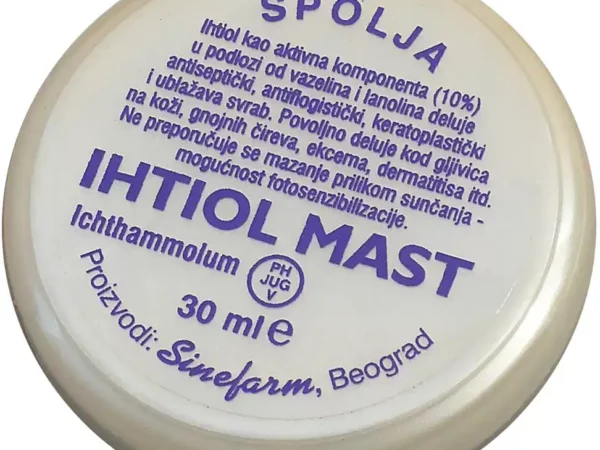 MAST SA IHTIOLOM 30G SINEFARM