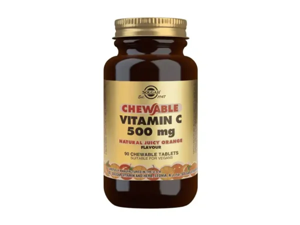 Solgar Vitamin C za žvakanje 500mg 90 tableta