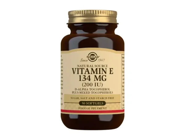 Solgar Dry vitamin E 134mg 50 kapsula