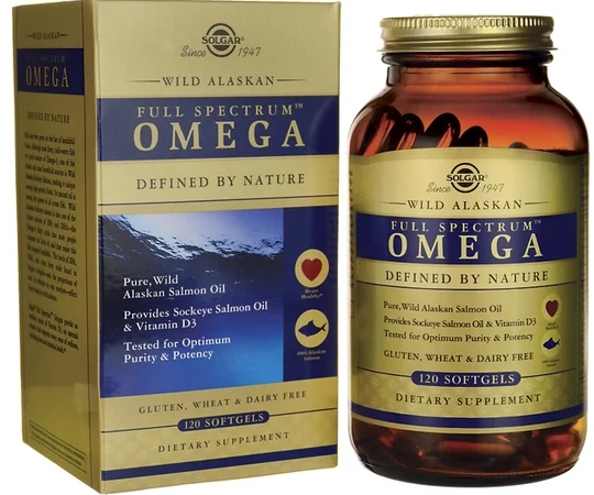 SOLGAR Omega Salmon Oil 120 kapsula