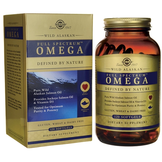 SOLGAR Omega Salmon Oil 120 kapsula
