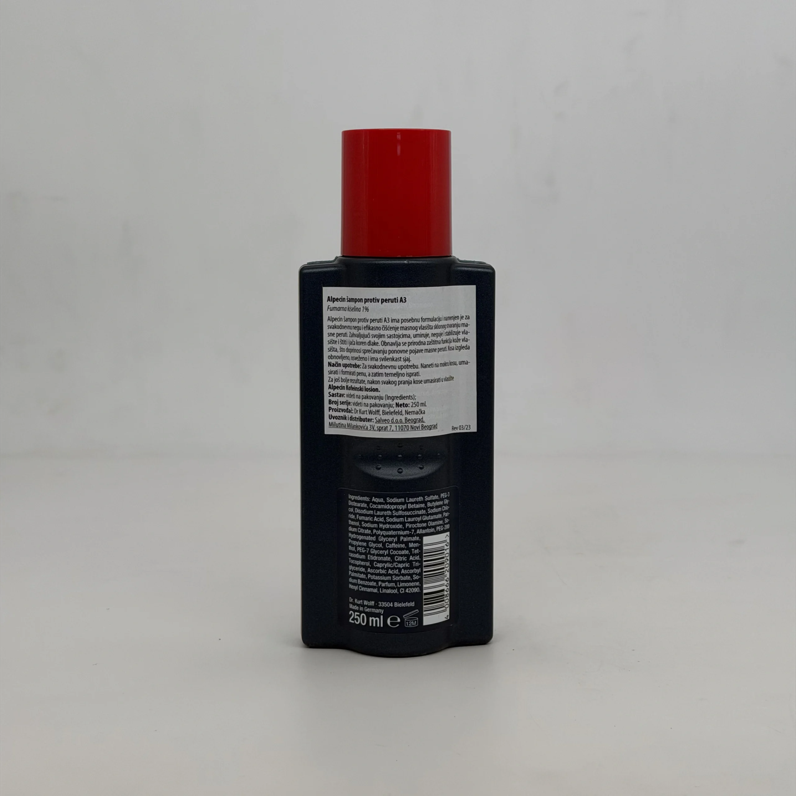 ALPECIN SAMP.A3 PR.PERUTI 250ML - Slika 2
