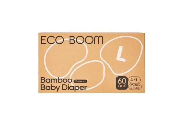 ECO BOOM pelene veličina L (9-14 kg) 60 komada