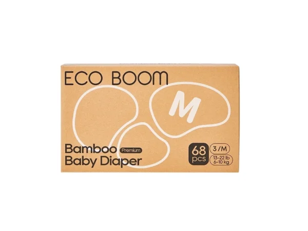 ECO BOOM Joy pelene za bebe M ( 6-10kg) 32 komada