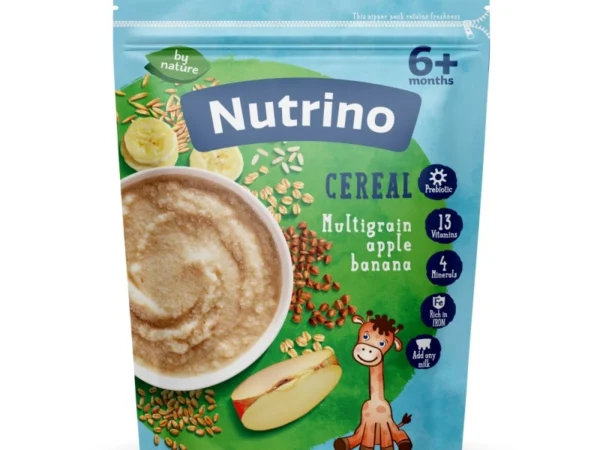 NUTRINO bezmlecna kasa 5 zitarice, jabuka, banana 200g