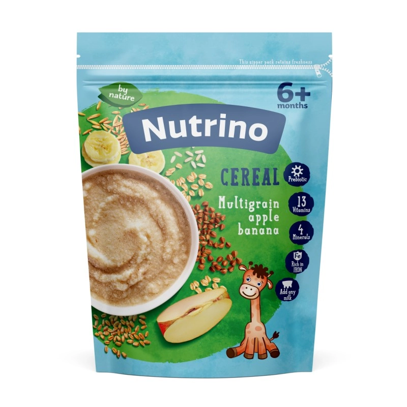 NUTRINO bezmlecna kasa 5 zitarice, jabuka, banana 200g