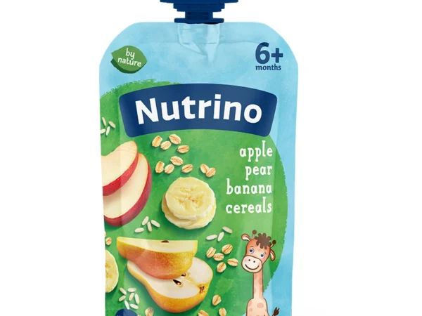 Nutrino voćni pire jabuka kruška banana sa žitaricama 100g