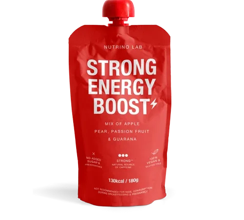 Nutrino Lab Strong energy boost - jabuka, kruška, marakuja, guarana 180g