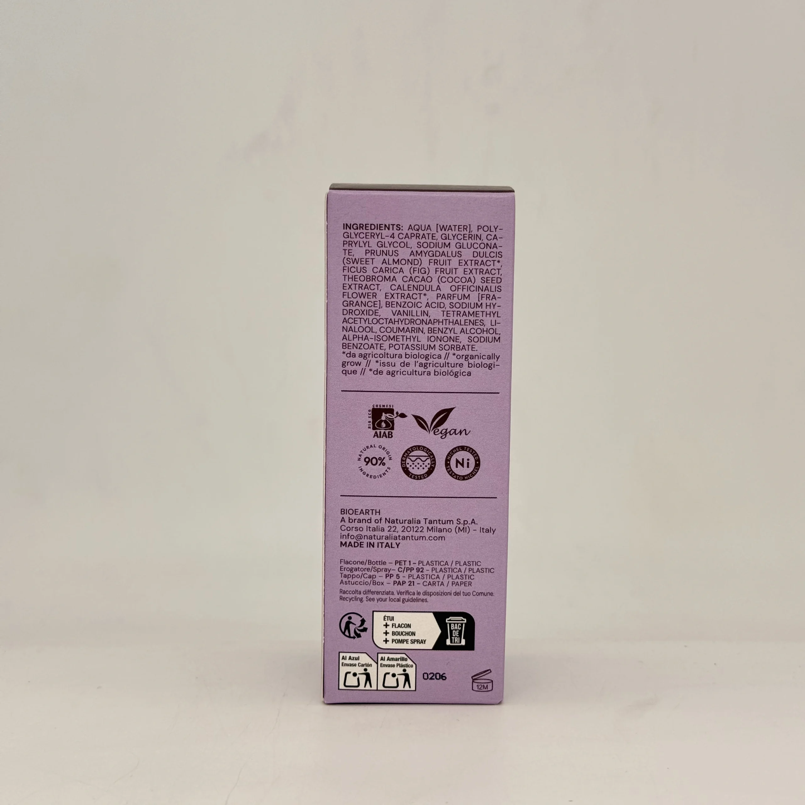 Bioearth choco mirisna vodica smokva/čoko 100ml - Slika 3