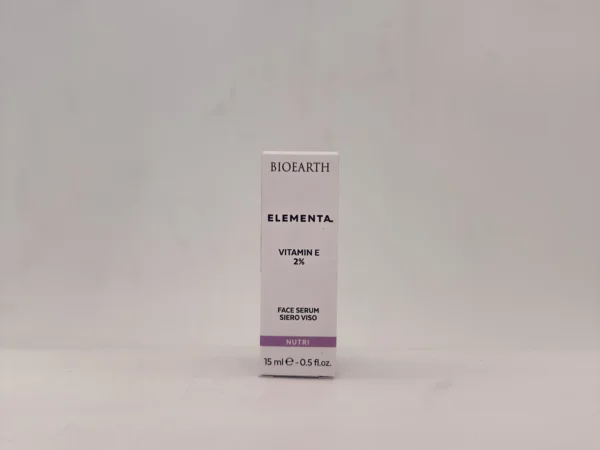 Bioearth elementa vitamin E 2% hranljivi serum 15ml