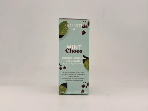 Bioearth choco gel za tuširanje sa skrabom mint/čoko 250ml