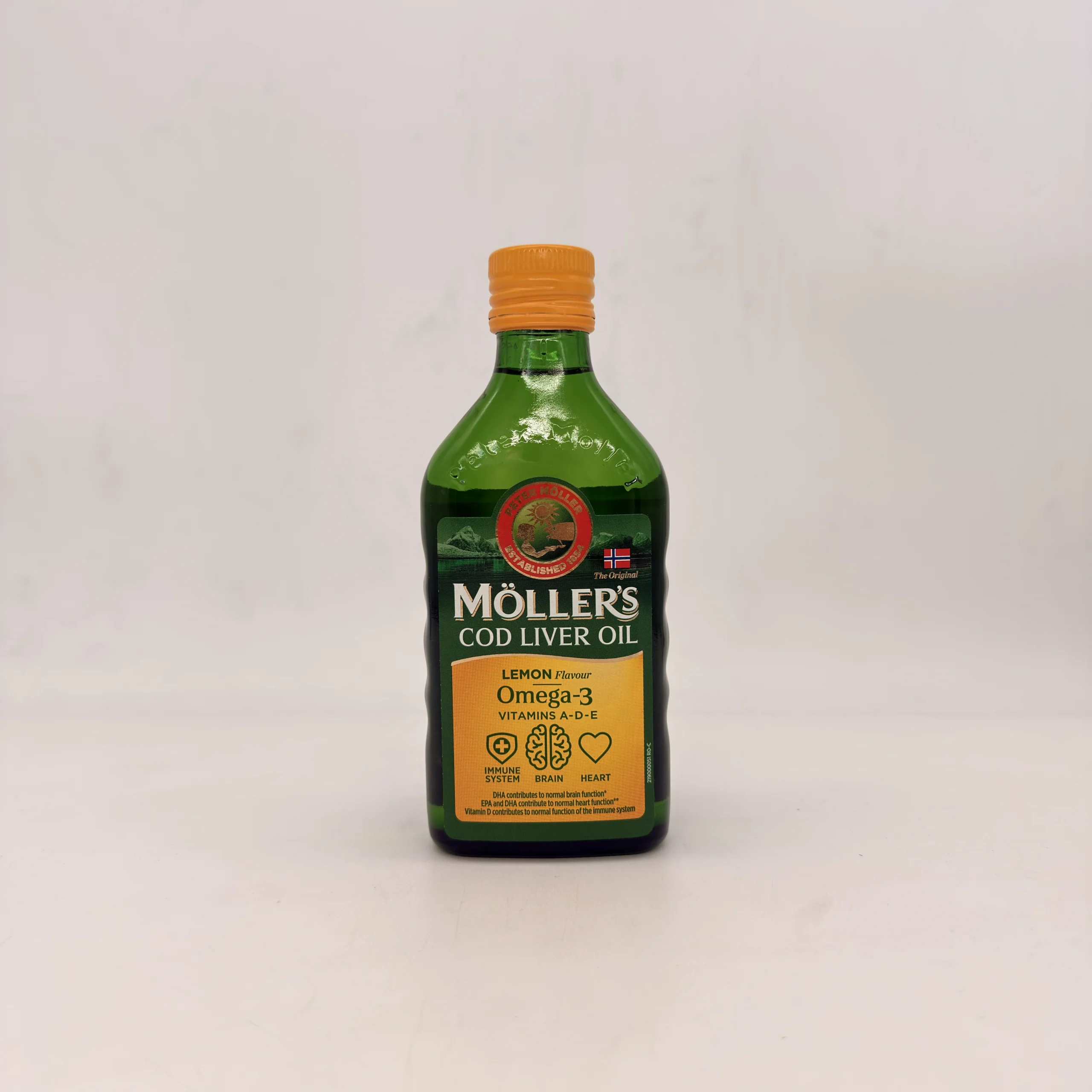 Moller's Omega 3 ulje jetre bakalara ukus limun 250ml