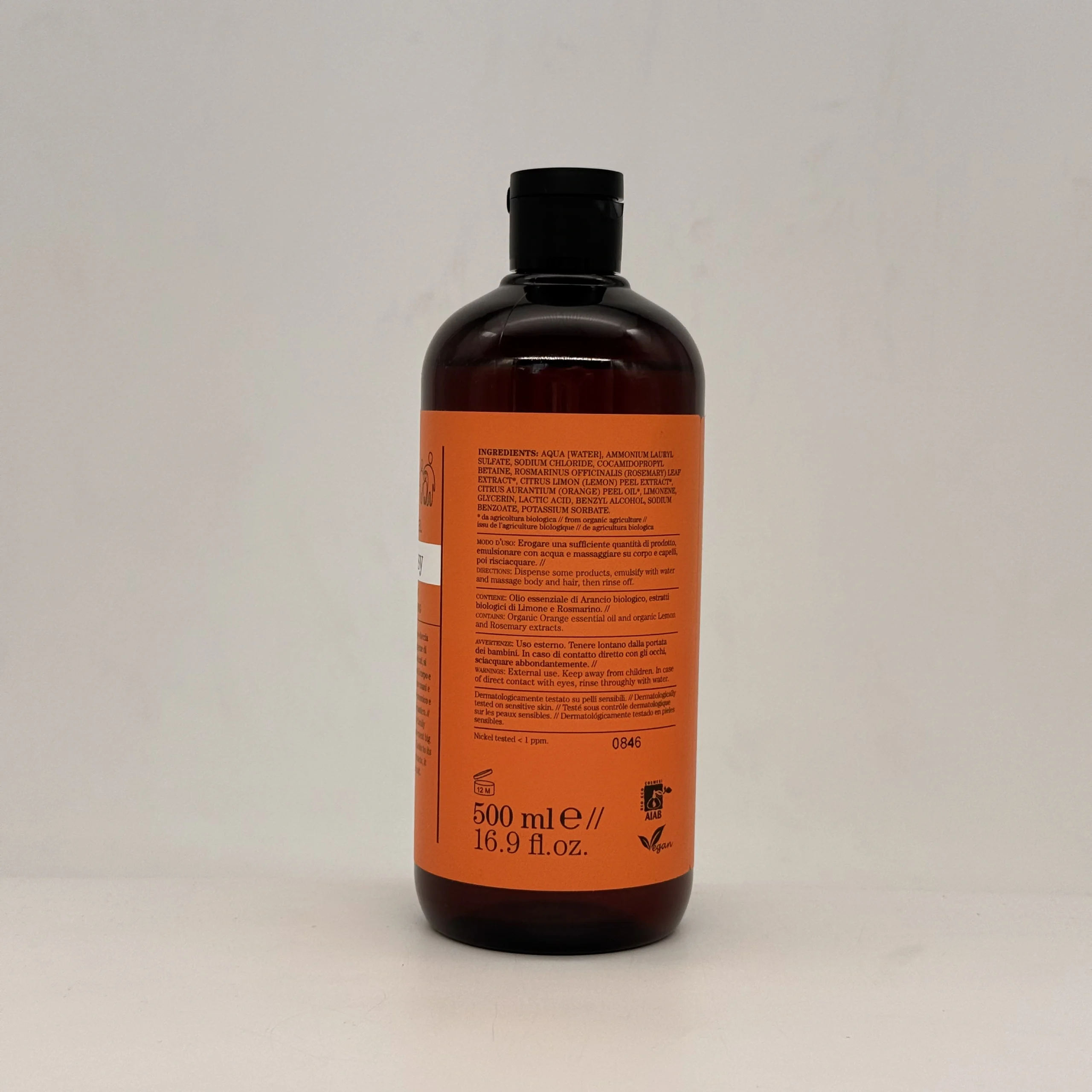 Bioearth family gel za tuširanje i šampon za celu porodicu-pomorandža 500ml - Slika 2