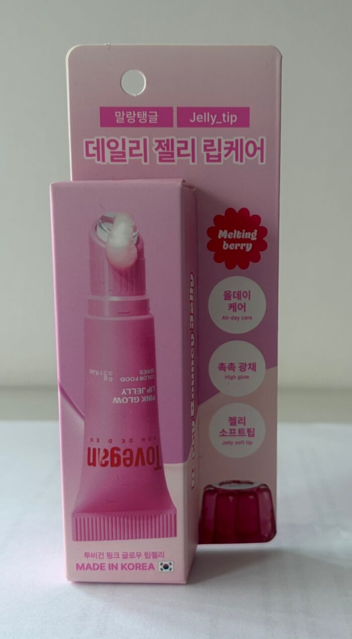 Tovegan Pink Glow žele za usne 6g
